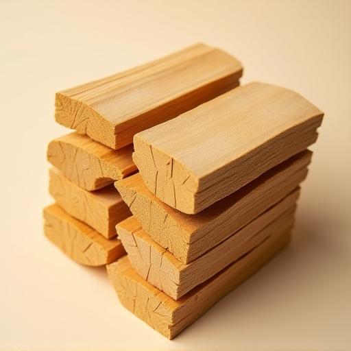 丁寧に束ねられた職人の着火材